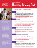 INSTANT DOWNLOAD: AICR's Guide to Healthy Dining Out