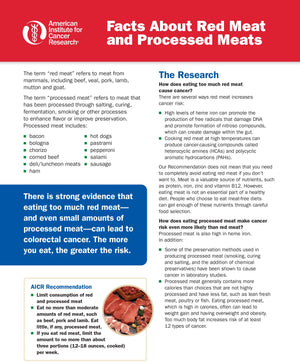 
                
                    Load image into Gallery viewer, INSTANT DOWNLOAD: Facts About Red Meat and Processed Meats
                
            